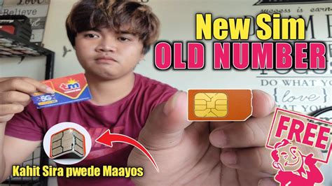 how to get new sim card with old number smart|reactivate sim card.